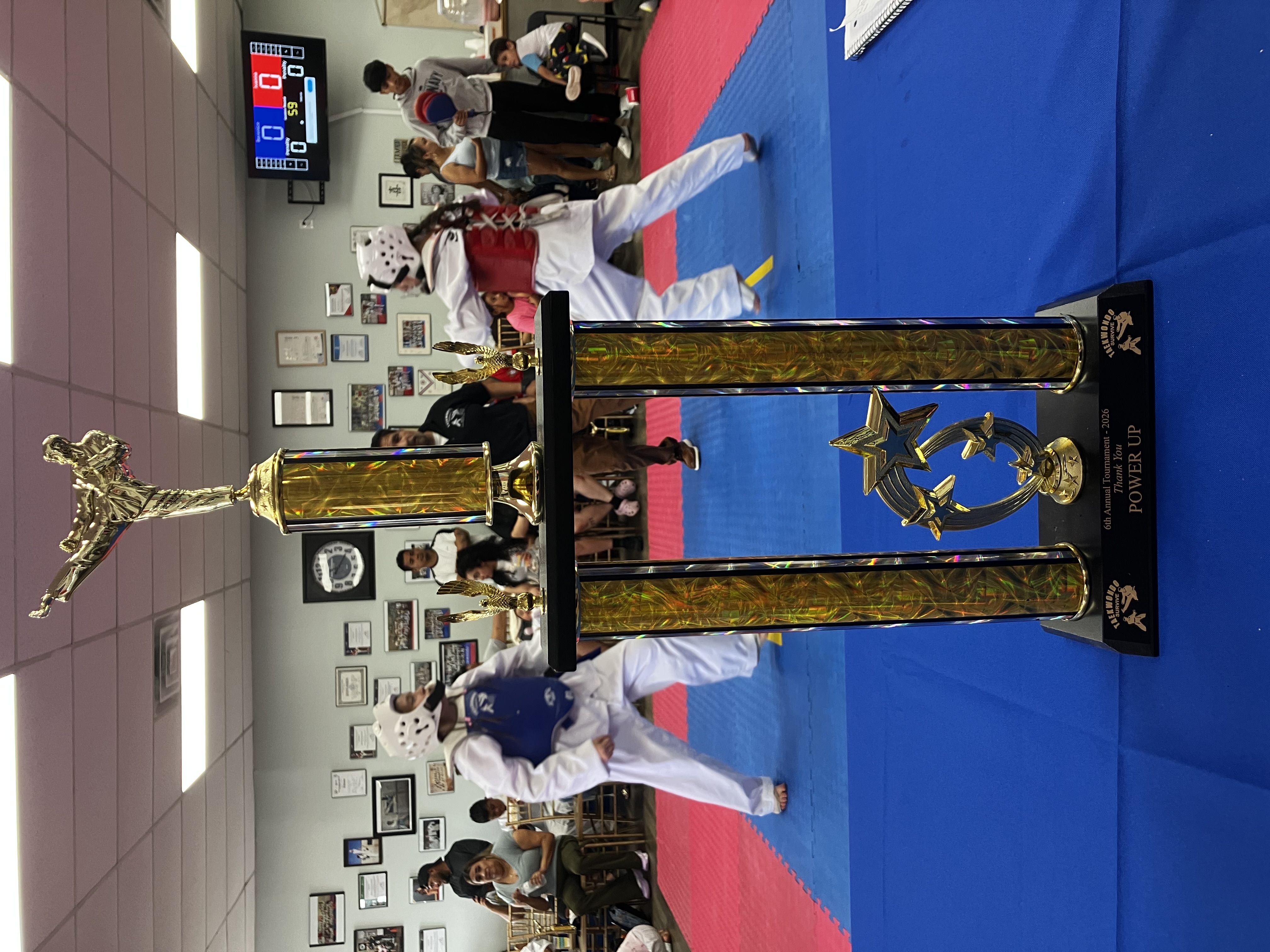 PowerUP scholars competing at the Survive Taekwondo 6th Annual Tournament, June 2026